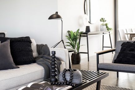 Bowerbird Black Premium Offering Living Room | Property Styling
