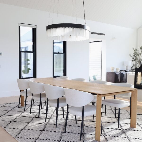 Bowral modern Farmhouse dinning room styled by BOWERBIRD Interiors